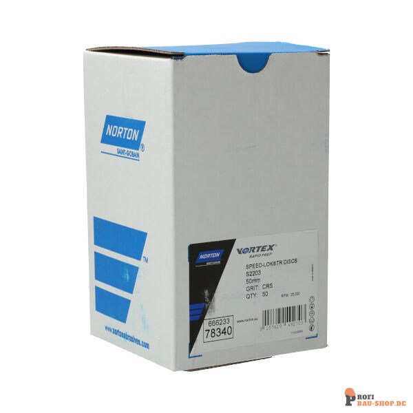 nortonschleifmittel/NORTON_schleifmittel_66623378340 Surface Blending Discs with attachment VTX Rapid Prep Low Flex-50.8x0.00 CRS_139538